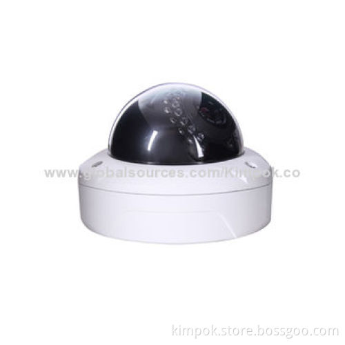 1080P HD 1.3MP IP Dome Camera with 1.3MP, Low Lux, Vandal-resistant and Night-visionNew
